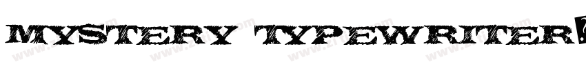 Mystery Typewriter字体转换